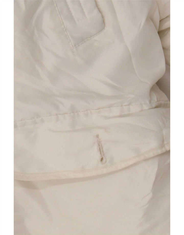 Jack & Jones Chaqueta Bomber con Capucha para Hombre UK 38 Medium Blanco Poliéster