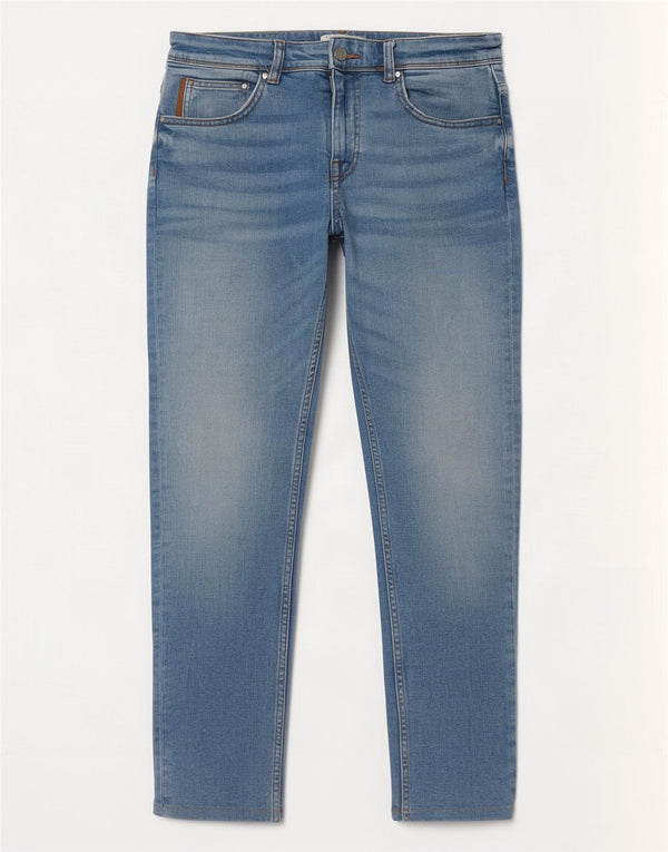 Zara Mens Slim Jeans EU 42 Large W32 L30 Algodón Azul