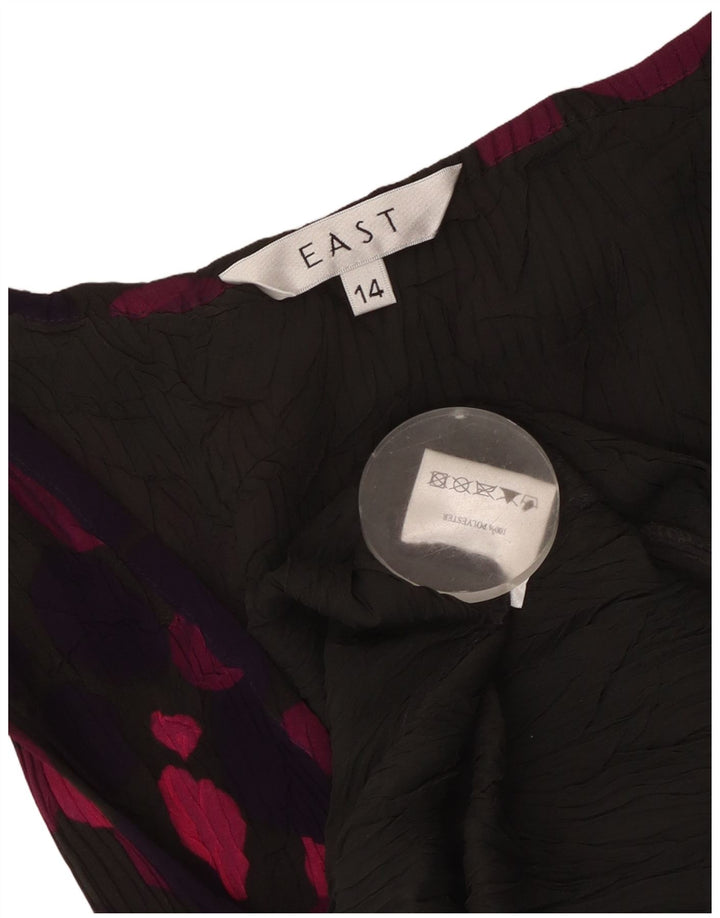 EAST Vestido largo sin mangas para mujer UK 44 Mediano con lunares multicolores