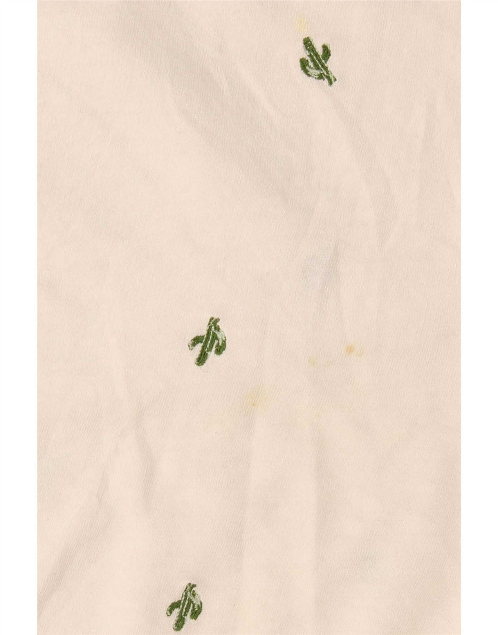 Marks & Spencer - Sudadera con estampado abstracto para mujer, talla 40, color blanco