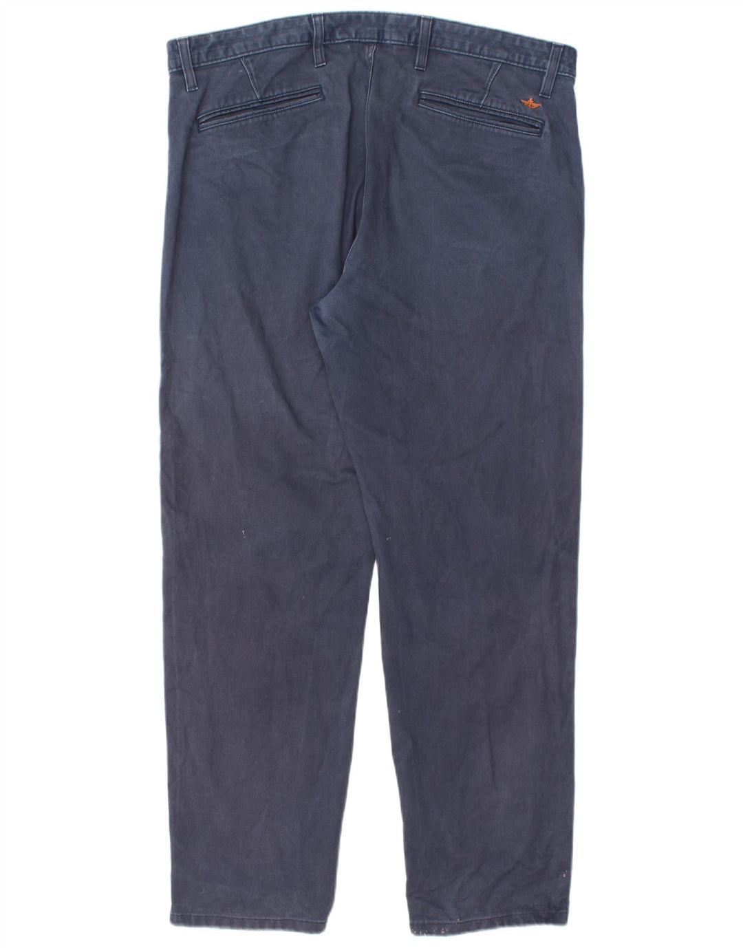 DOCKERS Pantalón chino recto para hombre W38 L30 Algodón azul marino