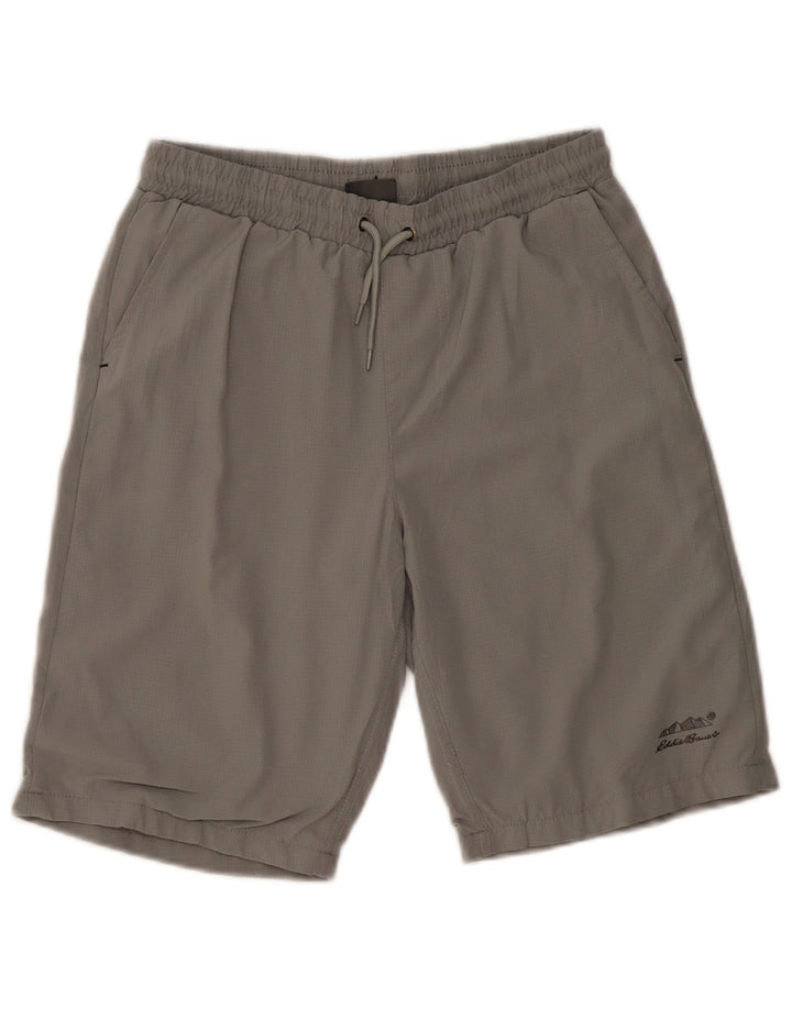 Eddie Bauer Pantalones cortos deportivos para niños 14-15 años Grande Gris Poliéster