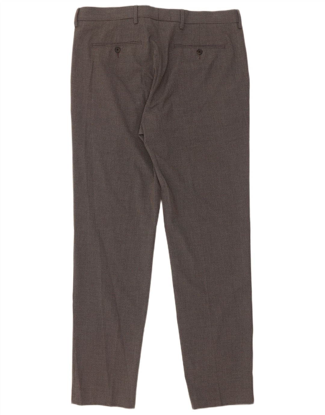 Marks & Spencer Pantalones de traje ajustados para hombre W36 L33 Gris