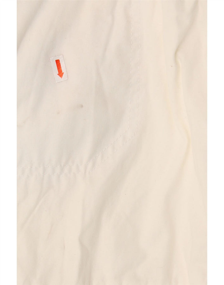 NIKE Pantalones cortos chinos para mujer UK 8 Small W30 Algodón blanco