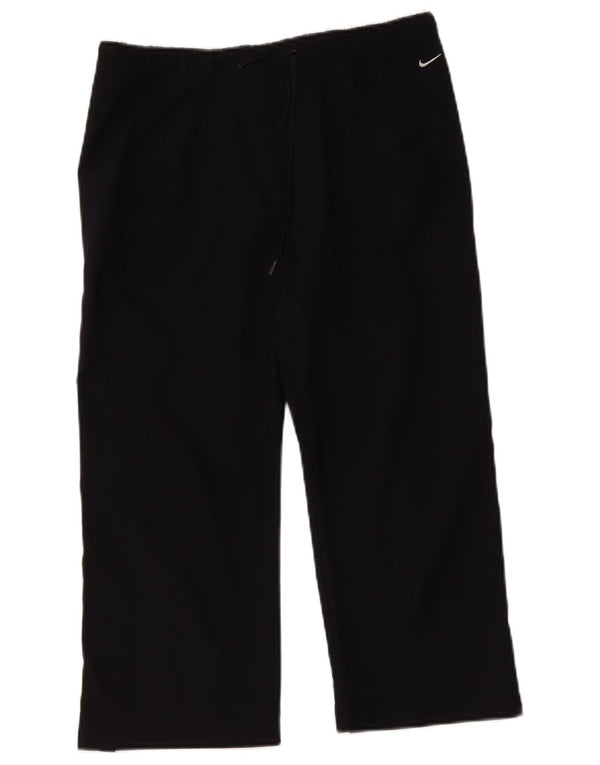 Nike Dri Fit Capri - Pantalones de chándal para mujer, talla 10, color negro