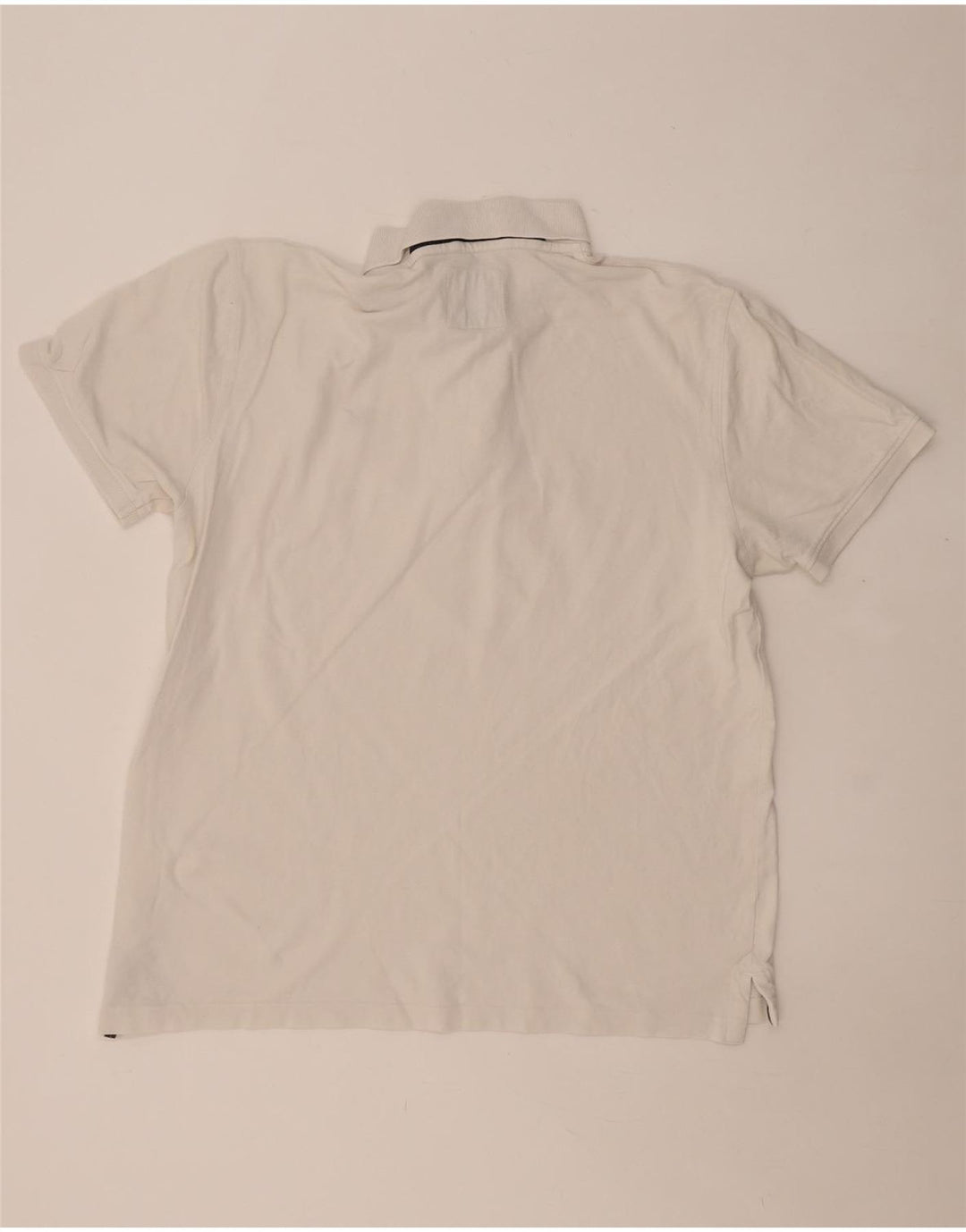CREW CLOTHING Polo para hombre XL Algodón blanco