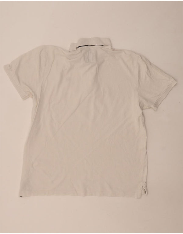 CREW CLOTHING Polo para hombre XL Algodón blanco