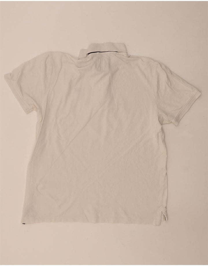 CREW CLOTHING Polo para hombre XL Algodón blanco