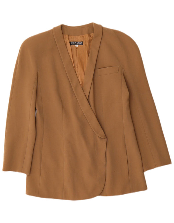 Giorgio Armani Chaqueta Blazer para Mujer EU 40 Medio Beige