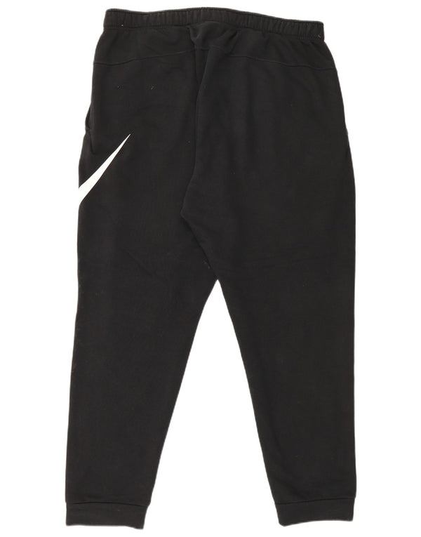 Nike Mujer Dri Fit Graphic Chándal Pantalones Joggers UK 20 2XL Negro