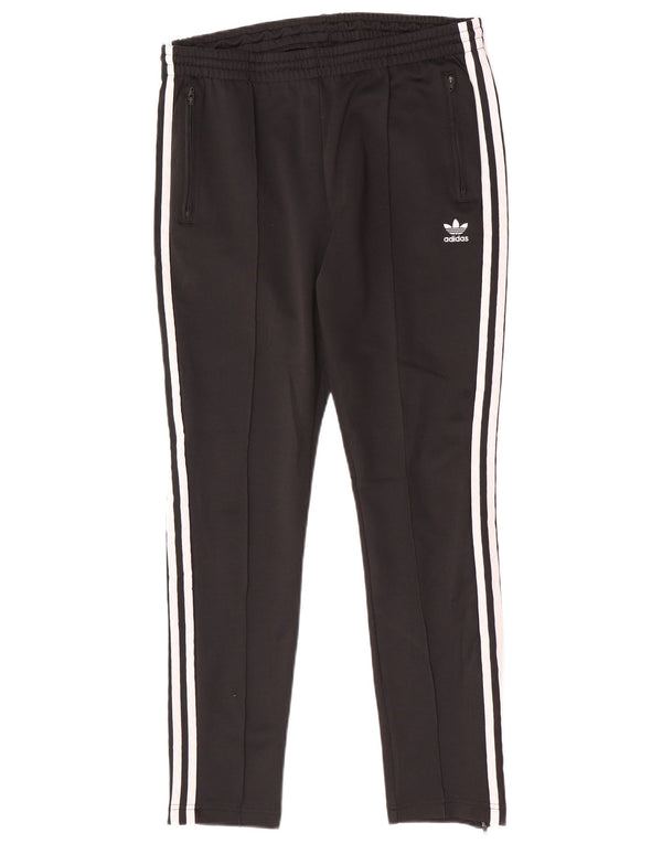 Adidas Pantalones de chándal para mujer UK 46 Large Black Cotton Sports