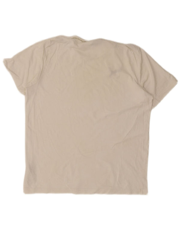 Puma - Camiseta para hombre, talla grande, algodón blanco