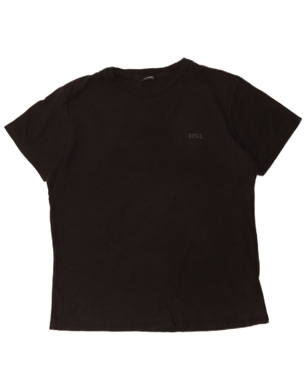DIESEL Camiseta Top Grande de Algodón Negro para Hombre