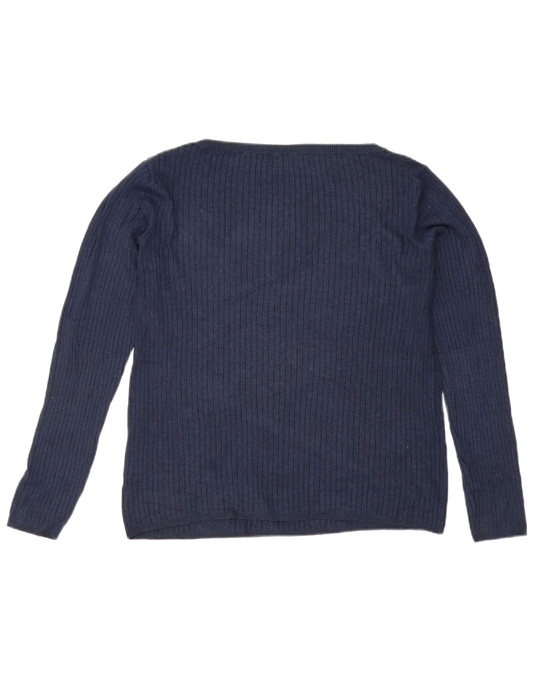Marks & Spencer suéter con cuello barco para mujer, talla 40, talla M, azul marino