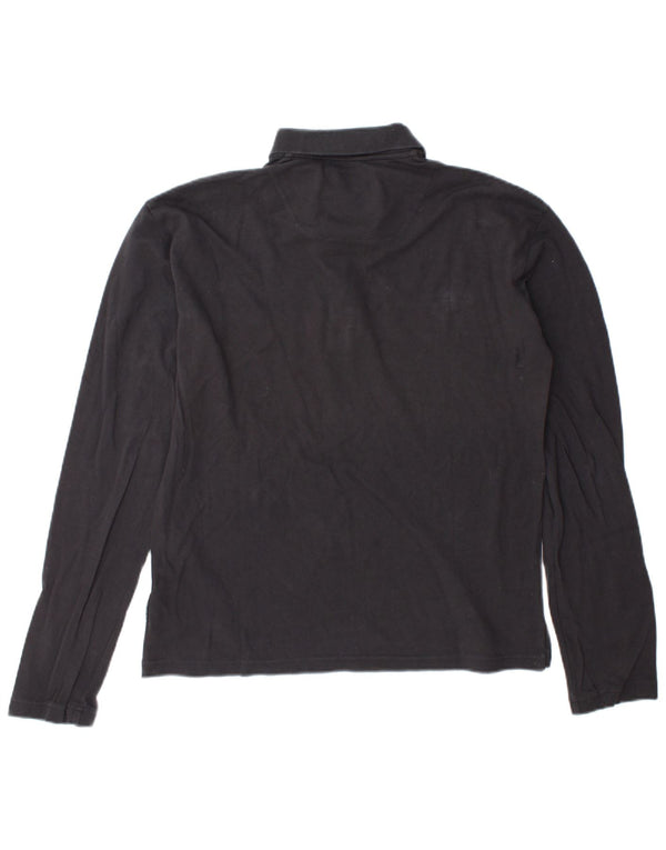 Armani Jeans Polo De Manga Larga Hombre XL Azul Marino Algodón