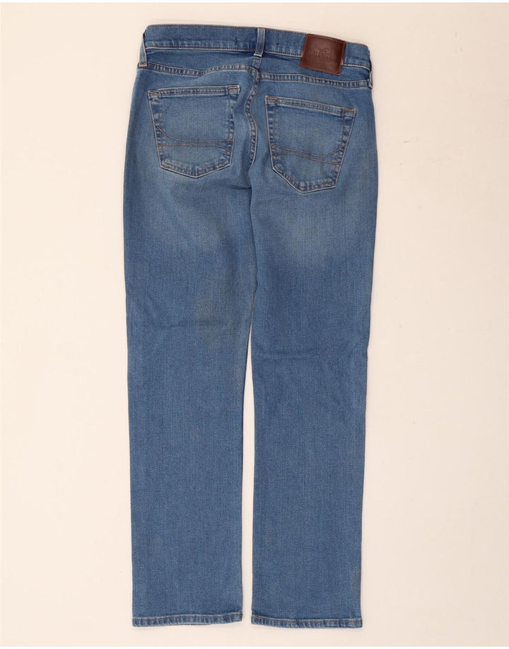 Vaqueros Hollister Mujer Slim Rectos W30 L30 Azul