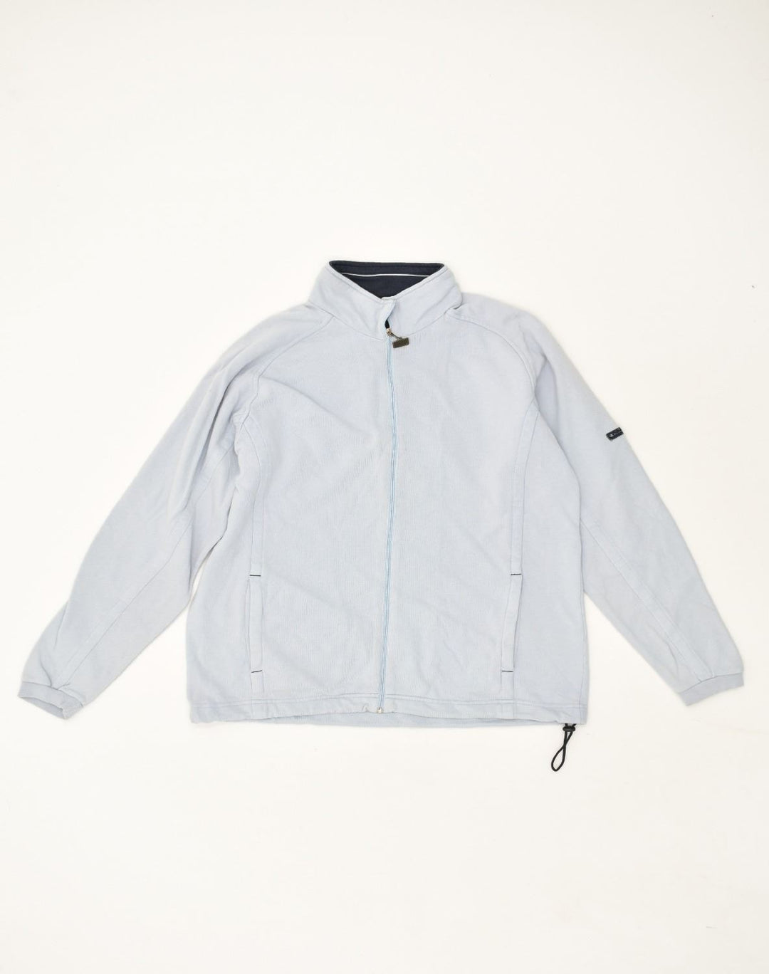 CHAMPION Womens Tracksuit Top Jacket UK 12 Medium Blue Cotton | Vintage Champion | Thrift | Second-Hand Champion | Used Clothing | Messina Hembry 