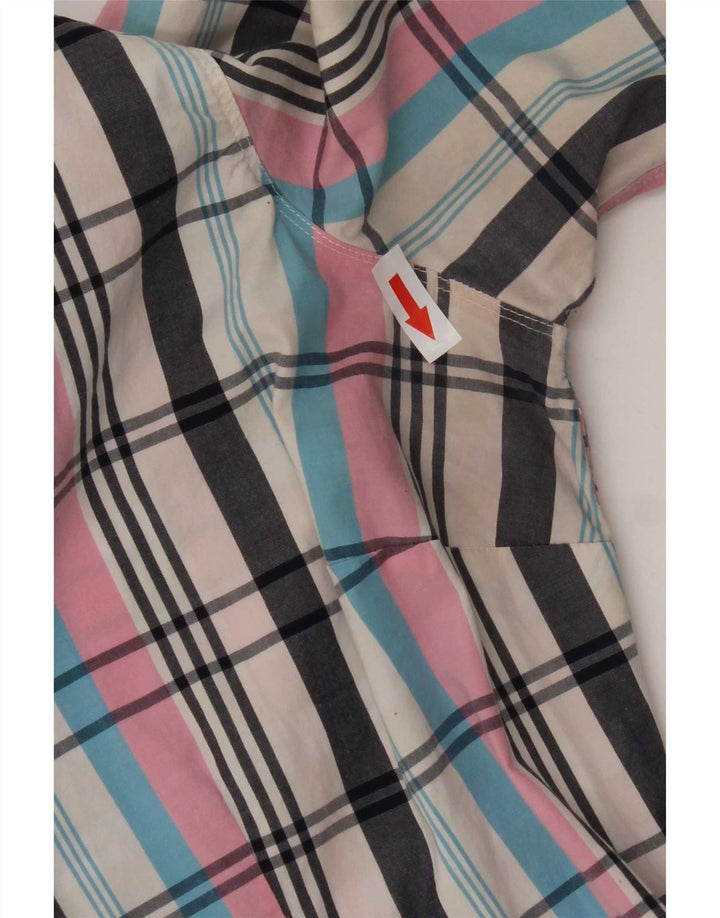 Tommy Hilfiger Camisa para mujer US 12 Grande Algodón a cuadros multicolor
