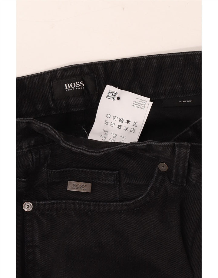 Vaqueros Hugo Boss Hombre Slim W34 L32 Algodón Negro