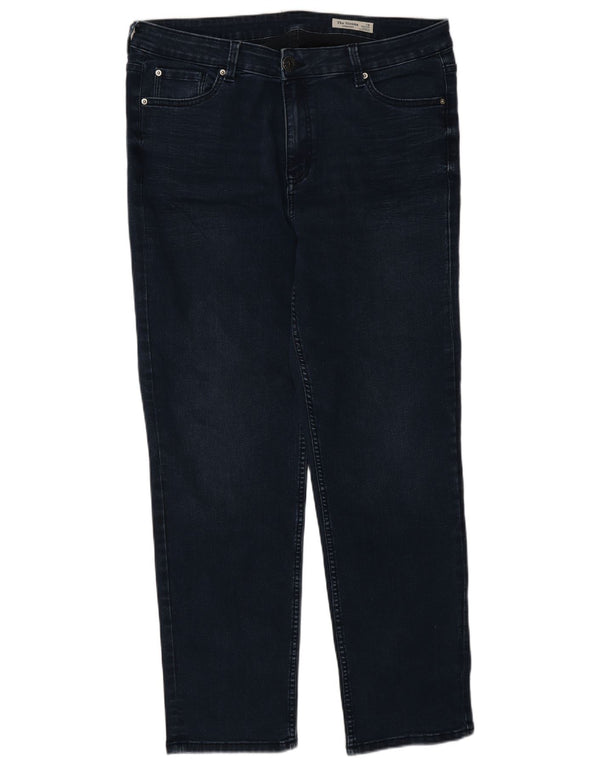 Marks & Spencer Vaqueros rectos The Sienna para mujer UK 18 XL W36 L30 Azul marino