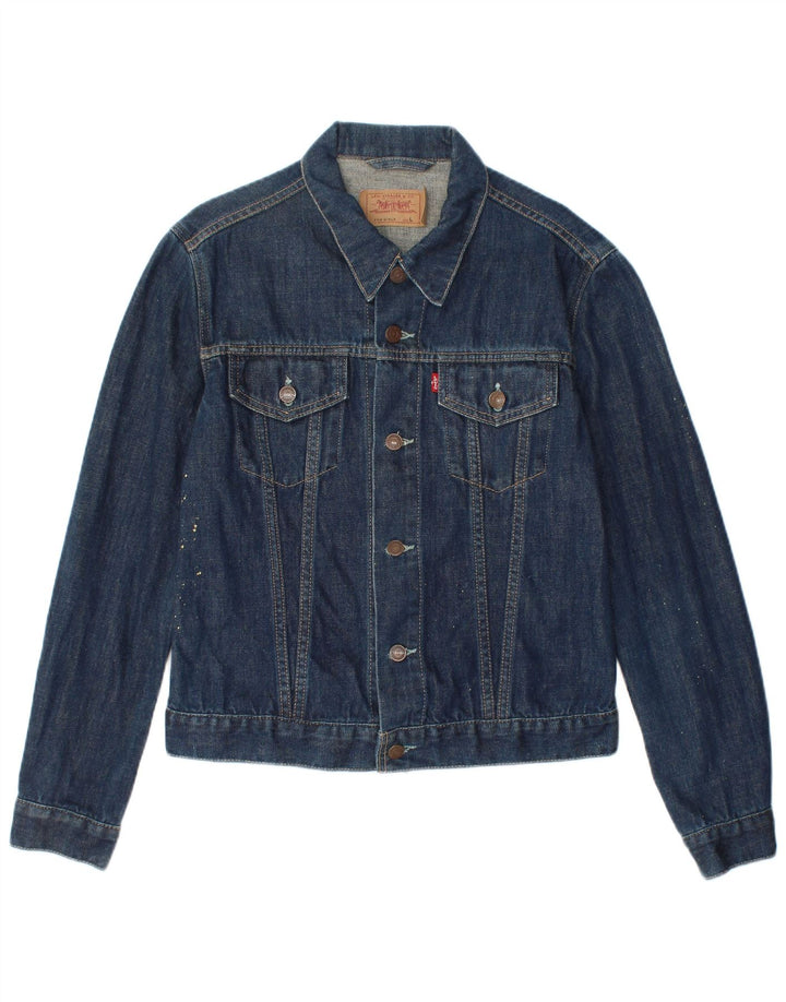 LEVI'S Girls Denim Jacket 11-12 Years Large  Blue Cotton