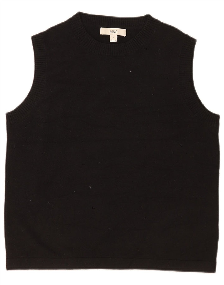 Marks & Spencer Camiseta sin mangas para mujer UK 40 Mediano Poliéster negro