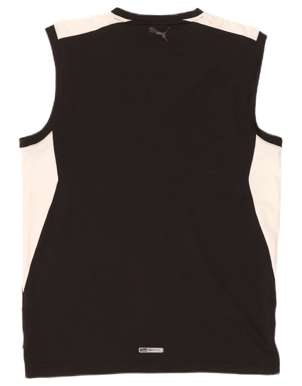 Puma Hombre Graphic Vest Top Medium Black Colourblock Poliéster Deportes