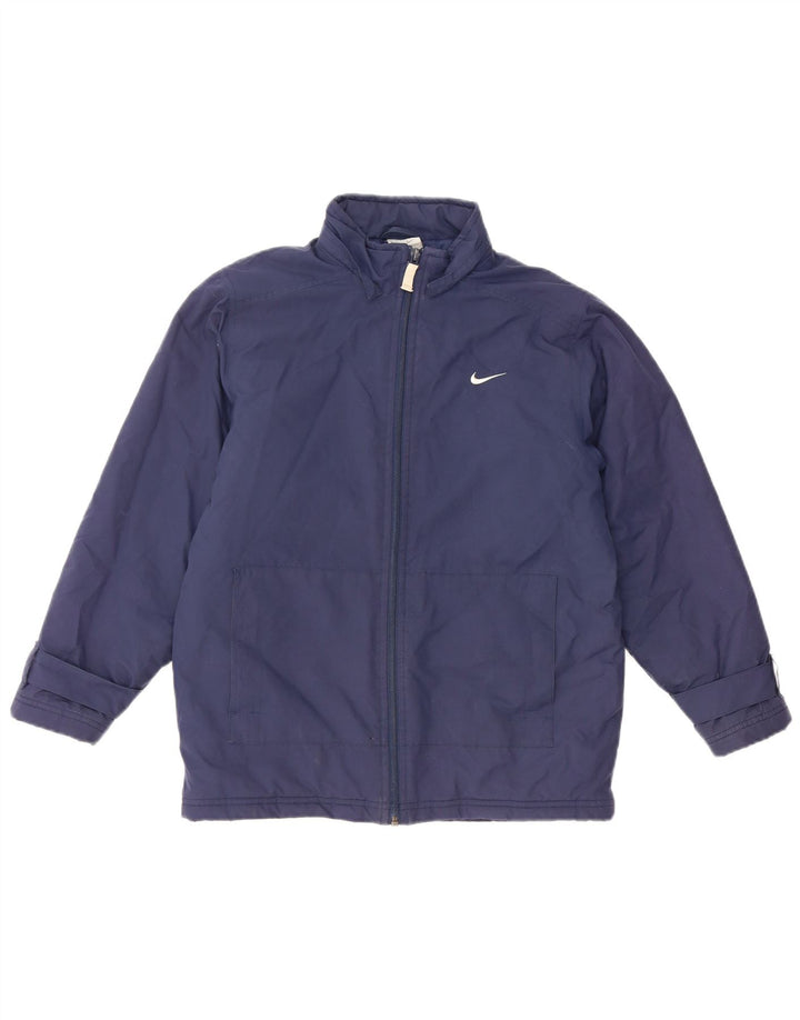 Nike Chaqueta cortavientos para niños 10-11 años Mediana Azul Marino Poliéster
