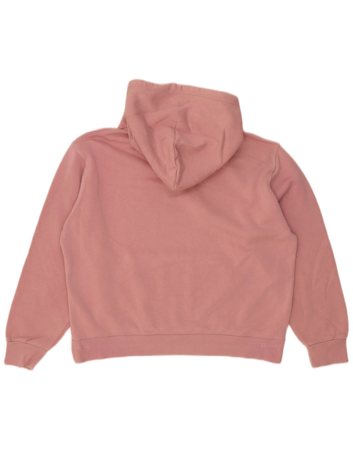 Converse Jersey con capucha extragrande para mujer UK 14 Algodón rosa medio