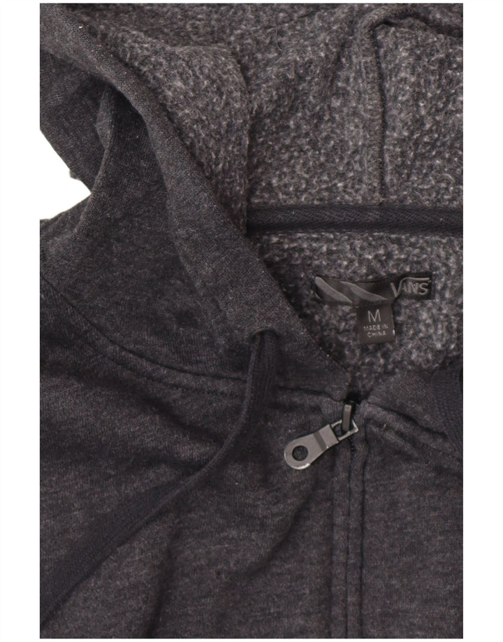 VANS Sudadera con capucha y cremallera para mujer UK 44 Gris medio