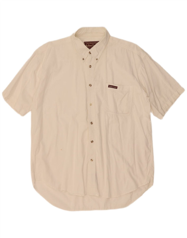 Marlboro Classics Camisa Manga Corta Hombre XL Blanco Algodón