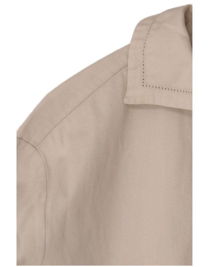 Camisa Mujer BENETTON IT 42 Mediana Algodón Blanco