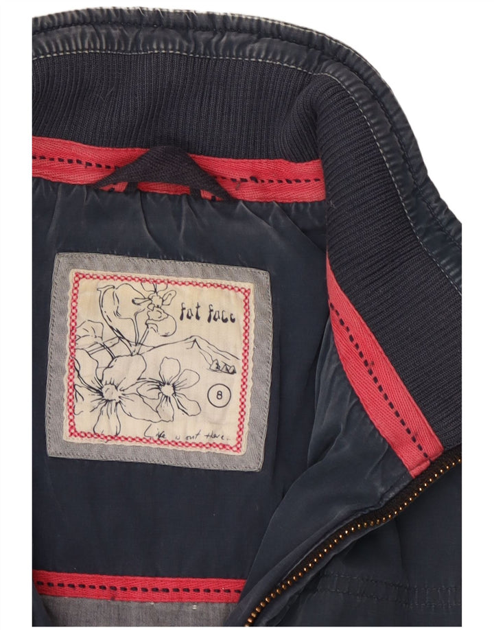 Chaleco acolchado para mujer Fat Face UK 8 Small Poliéster azul marino