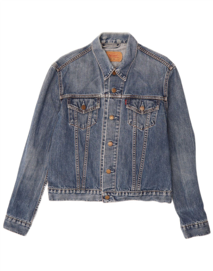 LEVI'S Chaqueta vaquera para mujer Reino Unido 44 Algodón azul grande