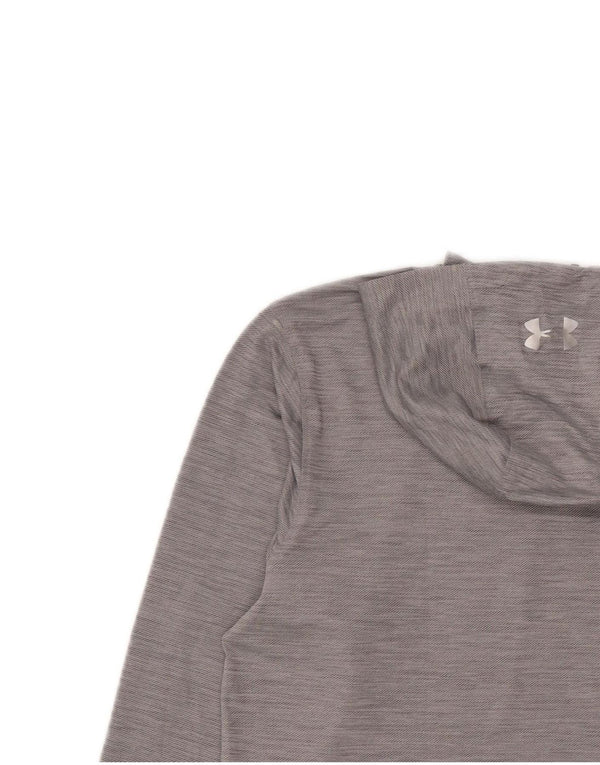 Under Armour - Chándal de compresión con capucha para hombre, talla 2XL, color gris