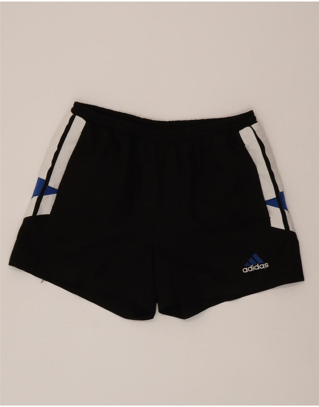 ADIDAS Pantalones cortos deportivos para hombre Grande Negro Colorblock Poliéster