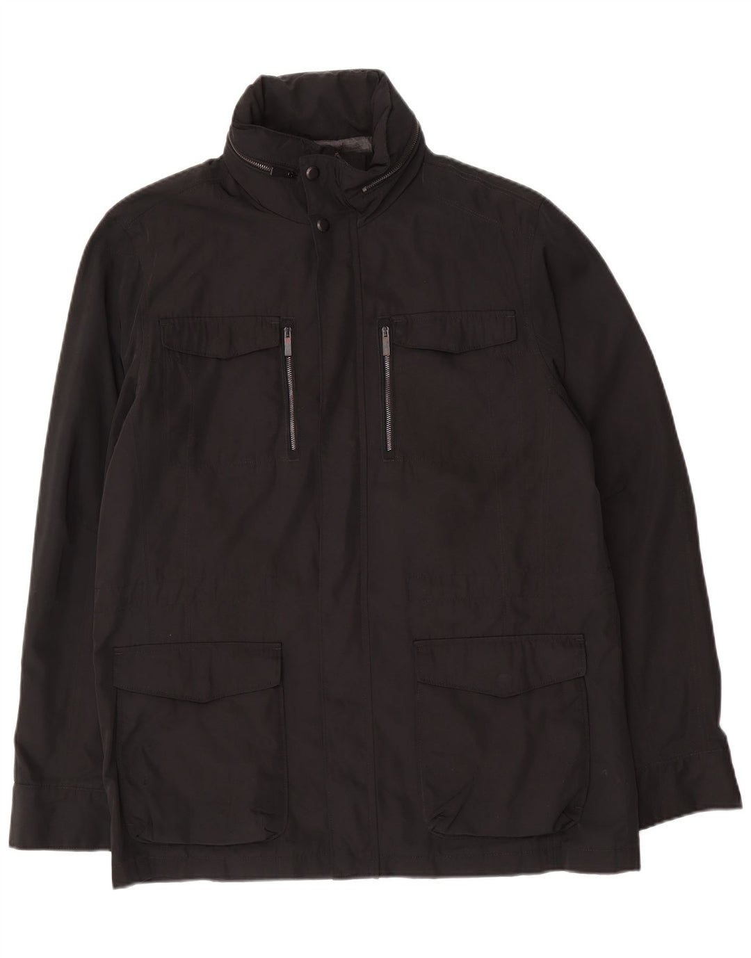 Calvin Klein Chaqueta utilitaria para hombre UK 38 Mediano Poliéster negro