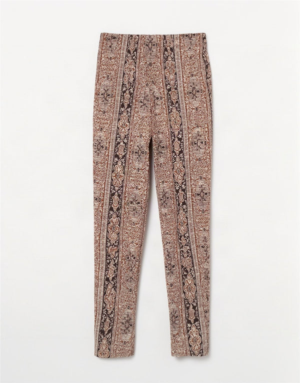 Oktavia Pantalones casuales para mujer UK 12 Medium W26 L30 Paisley multicolor