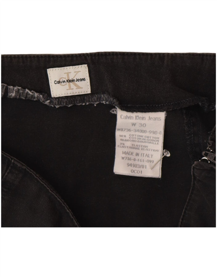 Minifalda Calvin Klein para mujer W30 Algodón gris medio