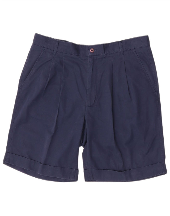 Fila Pantalones cortos chinos para mujer W34 Large Azul marino Algodón