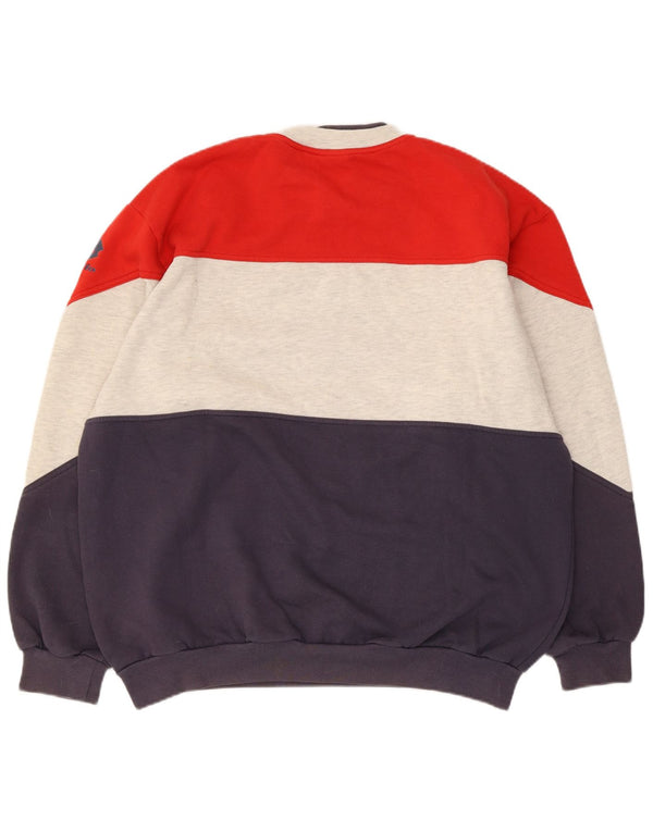 Lotto Hombre Sudadera Gráfica Jumper Large Multicolor Colorblock