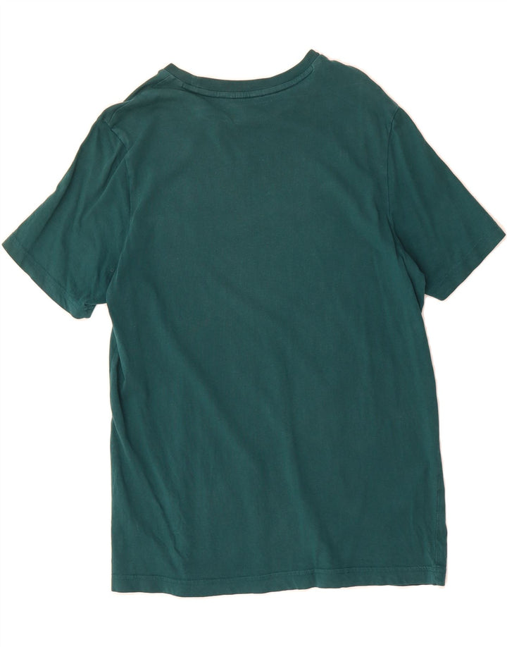 PUMA Mens Graphic T-Shirt Top Medium Green Cotton Vintage Puma and Second-Hand Puma from Messina Hembry 