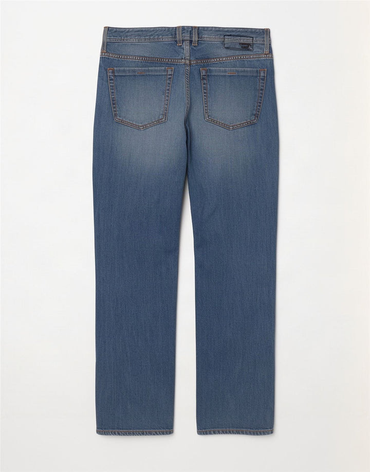 Diesel Hombre Zathan Vaqueros Rectos W36 L34 Algodón Azul