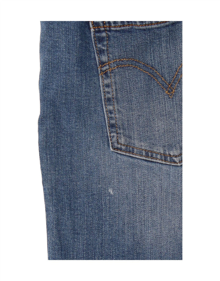 LEVI'S Womens Distressed Denim Shorts W33 Medium Blue Vintage Levi's and Second-Hand Levi's from Messina Hembry 