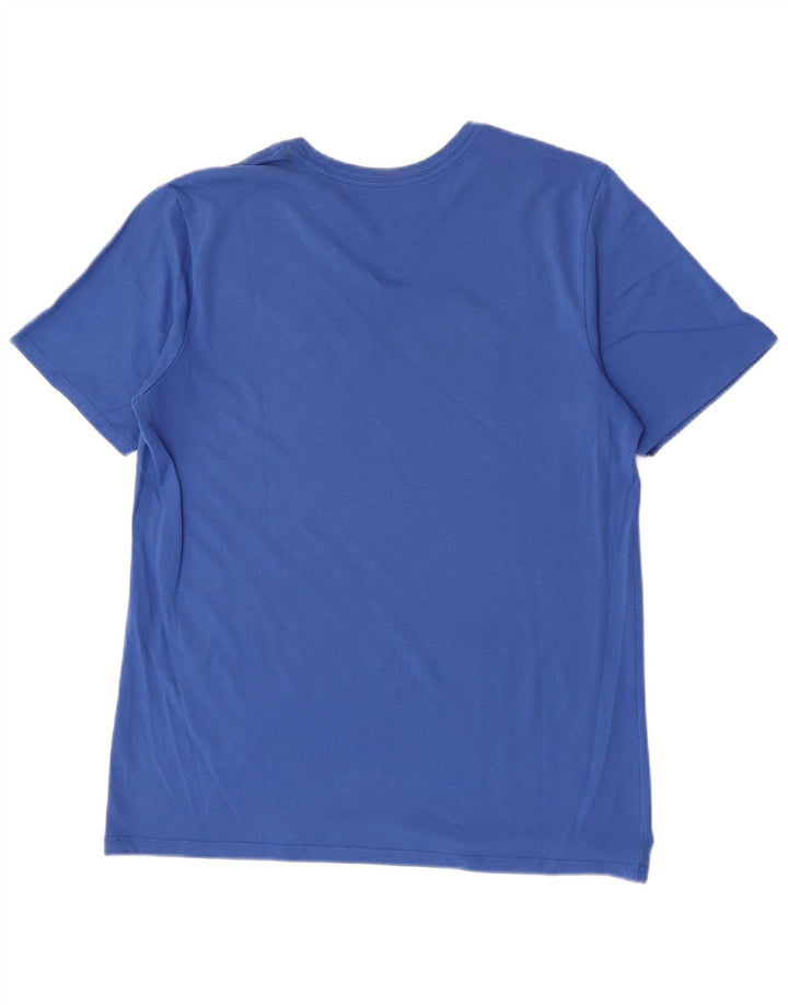 Nike Camiseta con gráfico de corte atlético para hombre, talla grande, azul