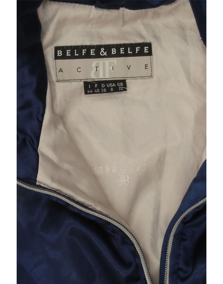 Belfe & Belfe Chaqueta acolchada para mujer UK 44 Mediana Azul marino Poliéster