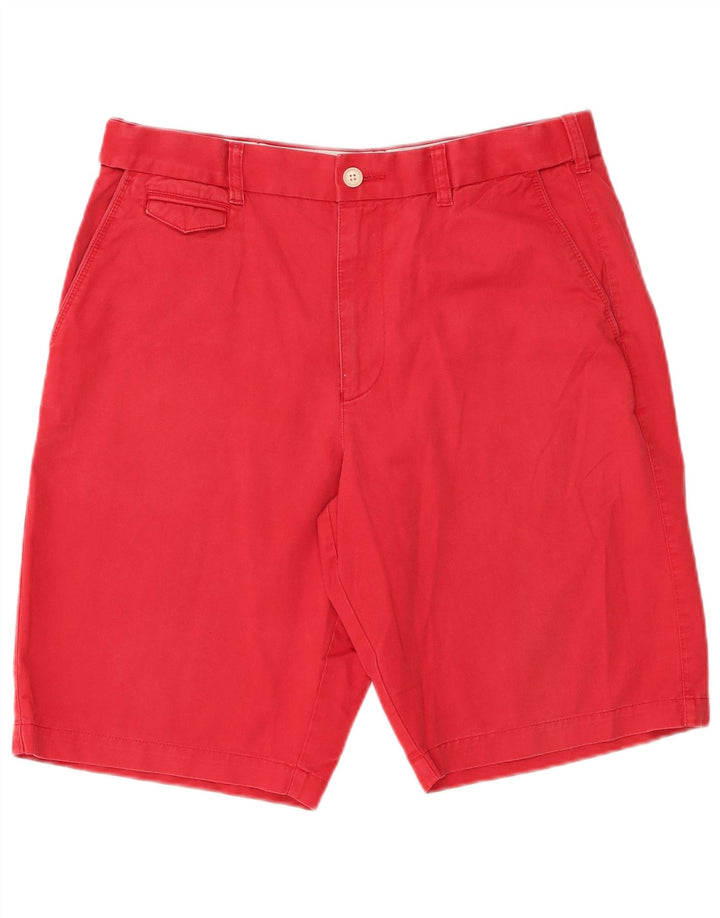 Marks & Spencer Pantalones cortos chinos para hombre W34 Algodón rojo grande