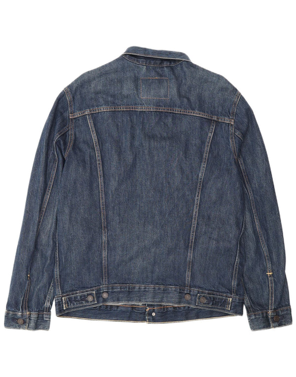 LEVI'S Chaqueta vaquera para hombre UK 40 Algodón azul grande