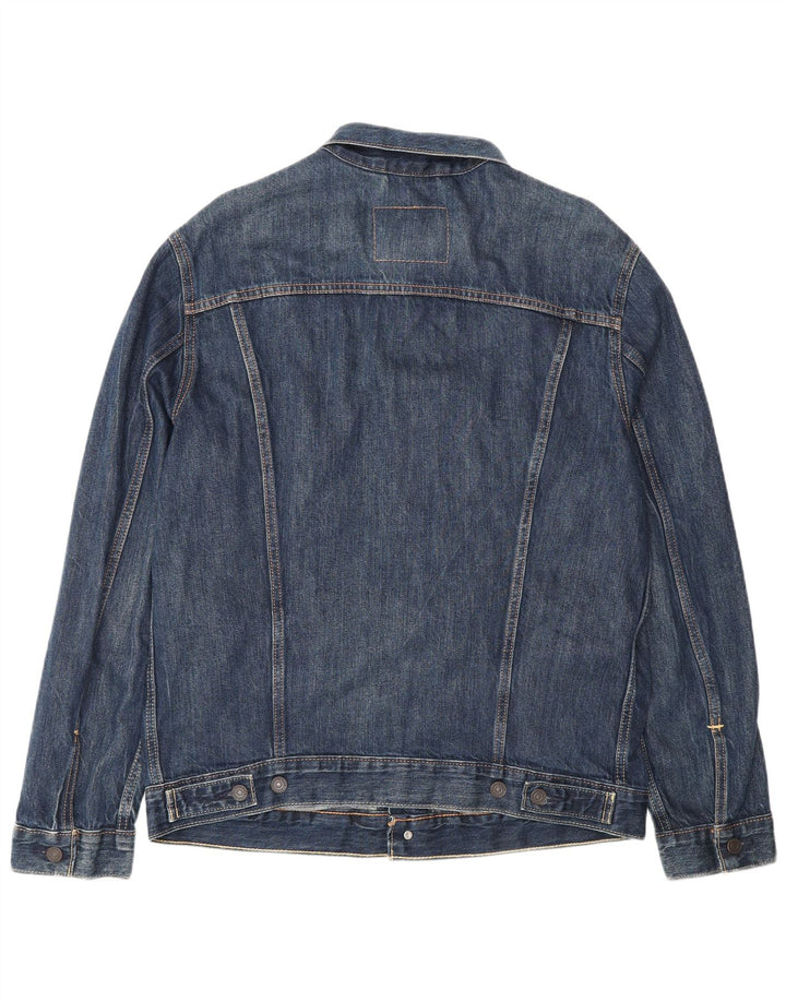 LEVI'S Chaqueta vaquera para hombre UK 40 Algodón azul grande