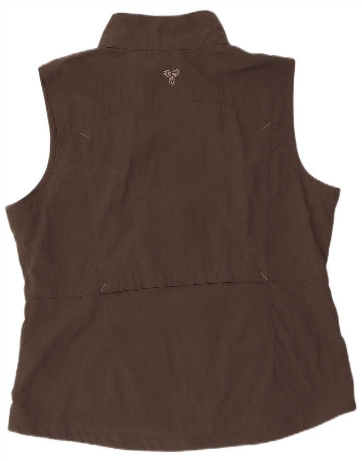 JACK WOLFSKIN Chaqueta de chándal sin mangas para mujer ES 40/40 XL Gris